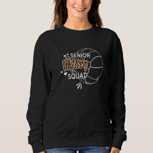 Volleyball Senior Mom Squad 11 Sweatshirt