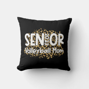 Volleyball Senior Mom Volleyball Mom Graduation A Throw Pillow
