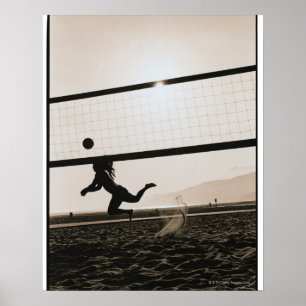 Volleyball Serve Poster