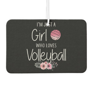Volleyball Shirt For Girls Teens Women Cute Air Freshener
