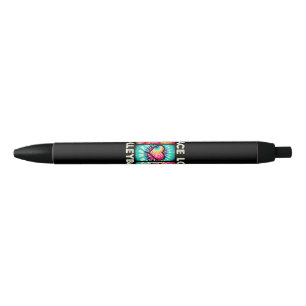 Volleyball Shirt For Teens Women Girls Peace Love Black Ink Pen