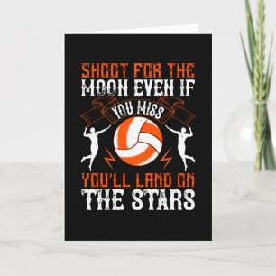 Volleyball - Shoot For The Moon Card