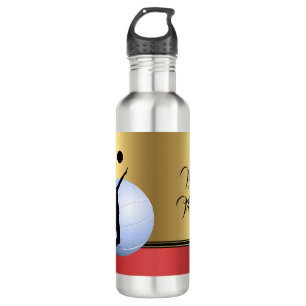 Volleyball Silhouetted Female Player personalize 710 Ml Water Bottle