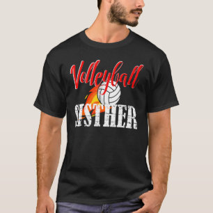 Volleyball Sister Volleyball   T-Shirt