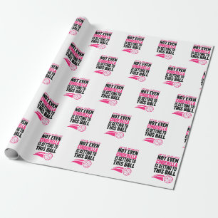 Volleyball: Sorry Princess Ball Wrapping Paper