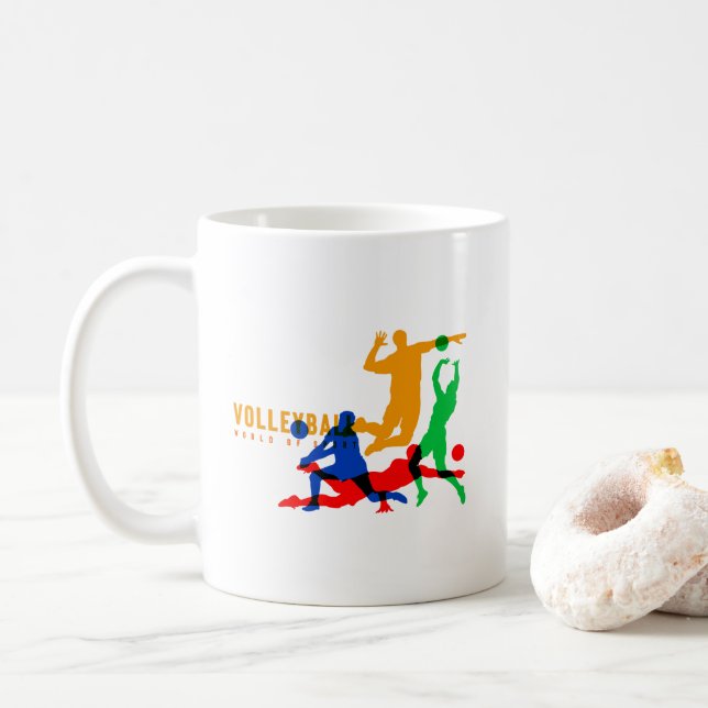 Volleyball Sports | Classic Mug #11 (With Donut)
