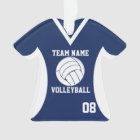 Volleyball Sports Jersey Blue avec photo