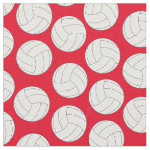 Volleyball Sports Red Fabric