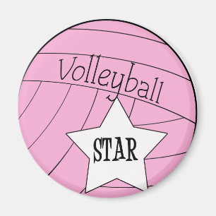 Volleyball Star Magnet