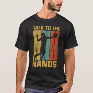 Volleyball Talk To The Hands Retro Vintage  7 T-Shirt