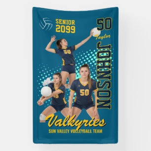 Volleyball Team Custom Photo Senior Night Sports Banner