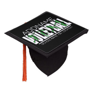Volleyball Team Player ADD NAME School Top Athlete Graduation Cap Topper