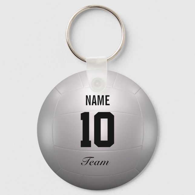 Volleyball Team Sport Keychain (Front)