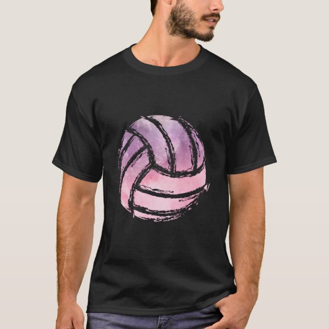Volleyball Team Sports Beach Volleyball Player T-Shirt (Front)