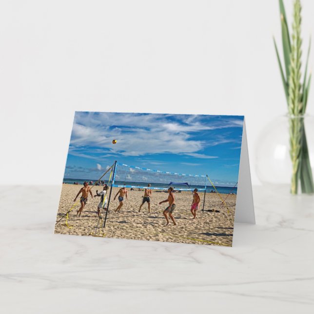 Volleyball Thank You Card (Front)