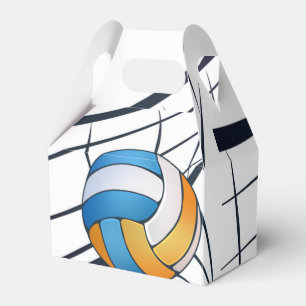Volleyball Theme Birthday Party  Favor Box