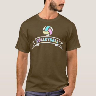 Volleyball Tie Dye Look  T-Shirt
