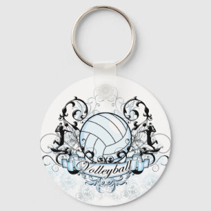 Volleyball Tribal Keychain