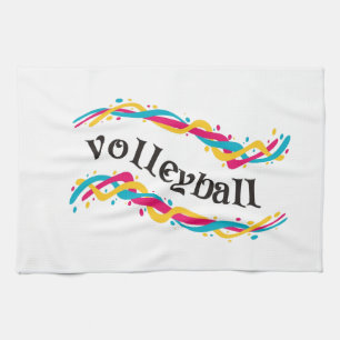 Volleyball Twists Kitchen Towel