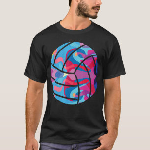 Volleyball volleyball game Colourful Graphic T-Shirt