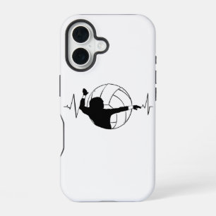 Volleyball - Volleyball Player Heartbeat iPhone 16 Case