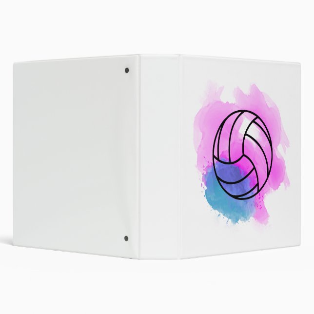 Volleyball Watercolor Binder (Background)