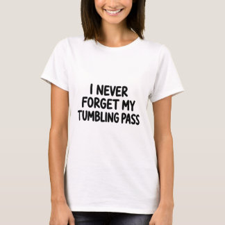 Volleyball White Lie I Never Forget My Tumbling Pa T-Shirt