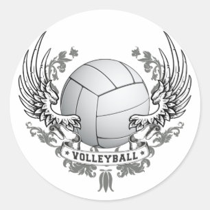 Volleyball Wings Sticker