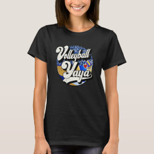 Volleyball Yaya Vintage Volleyball Family Matching T-Shirt