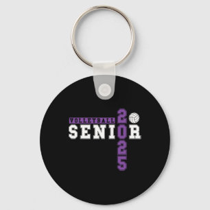 Volleybyll Senior Night Volleybyll Senior 2025 Gra Keychain
