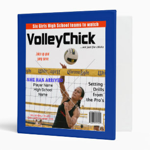 VolleyChick Custom Magazine Cover Binder