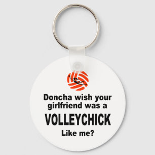 VolleyChick Doncha Keychain