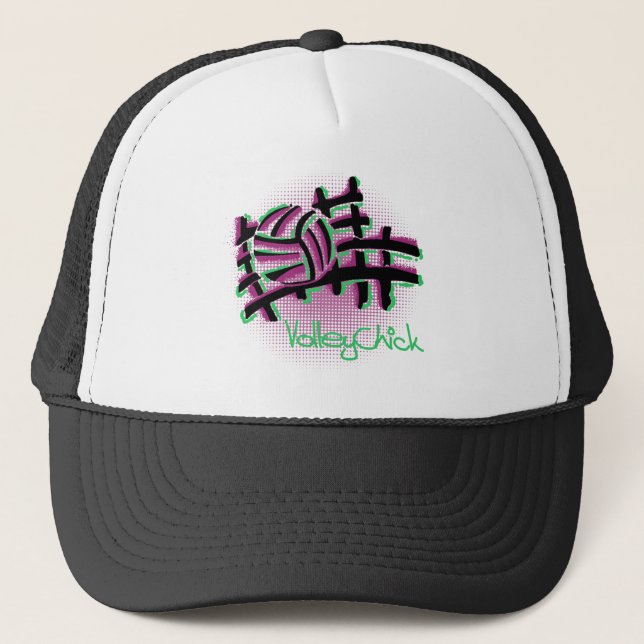 VolleyChick Netzo Trucker Hat (Front)