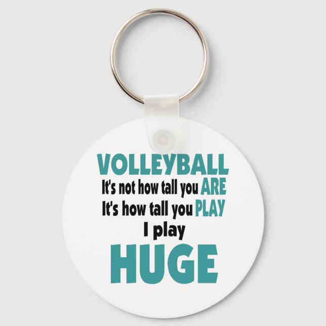 VolleyChick's Huge Keychain (Front)