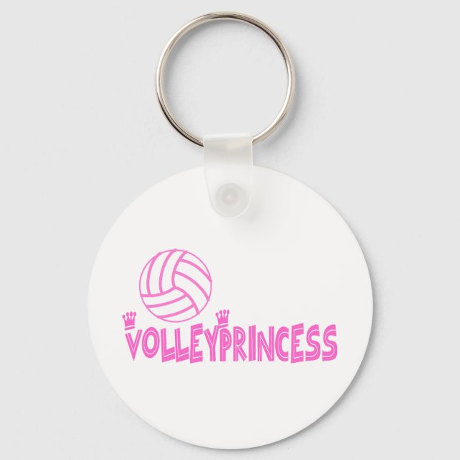 VolleyChick's Princess Keychain (Front)