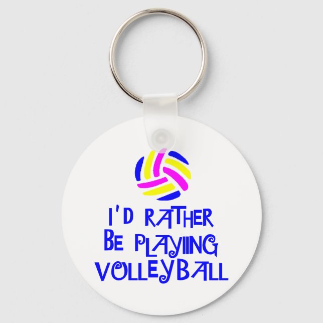 VolleyChick's Rather Keychain (Front)