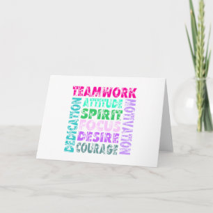 VolleyChick's Teamwork Holiday Card