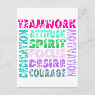 VolleyChick's Teamwork Postcard