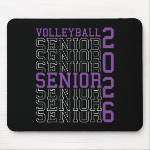 Volleyll Senior Night Volleyll Senior 2026 Graduat Mouse Pad