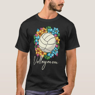Volleymom For Beach Sports Player And Volleyball M T-Shirt