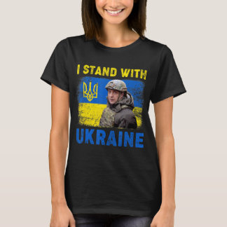 Volodymyr Zelensky I Stand With Ukraine Ukrainian  T-Shirt