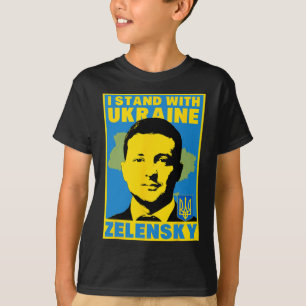 Volodymyr Zelensky Ukraine Ukrainian Flag Shirt