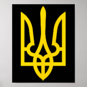 Volodymyr Zelenskyy Coat Of Arms Ukraine Military Poster