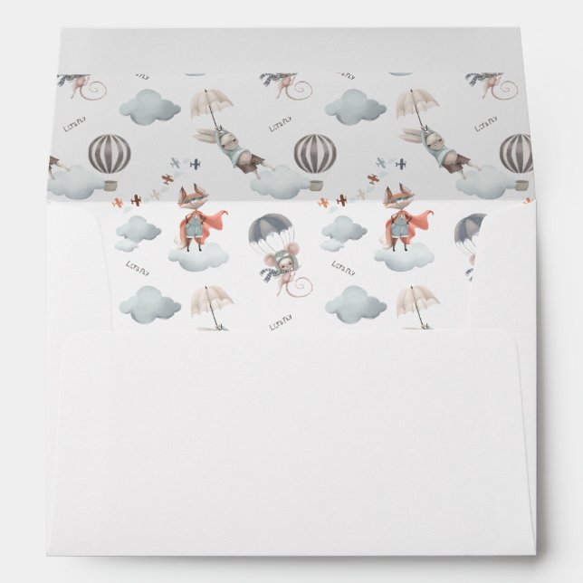 Volons les enveloppes d'anniversaire (Dos (Bas))