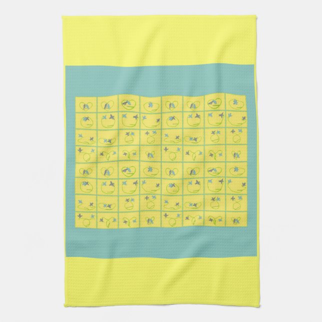 Vols Animés Fancy Birds Kissen Serviette de cuisin (Vertical)
