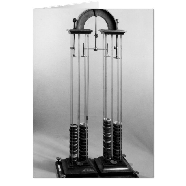 Voltaic pile  made for Jacques Alexandre Charles (Front)