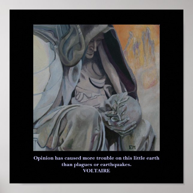 Voltaire Quote - Poster (Front)