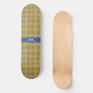 Volume eleven's kaleidoscope art five skateboard
