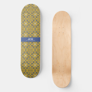 Volume eleven's kaleidoscope art thirty-one skateboard