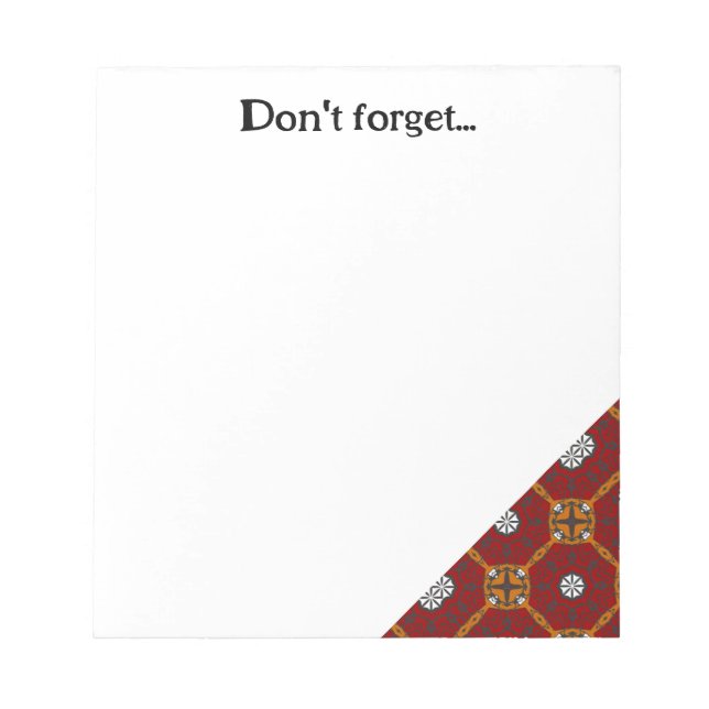 Volume four's kaleidoscope art twelve notepad (Front)